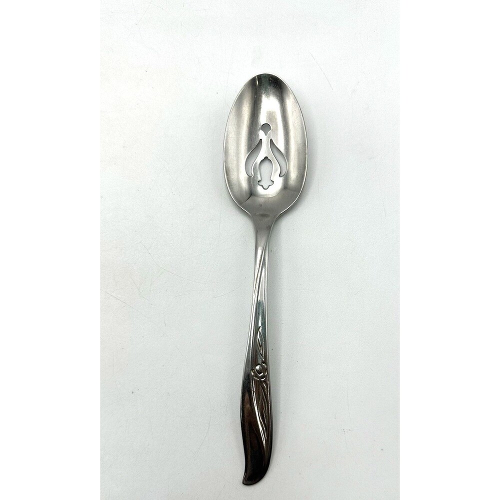 INSICO Stainless USA Slotted Serving Spoon Tulip